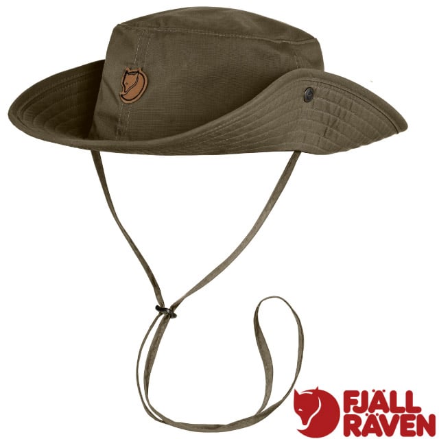 【Fjallraven 小狐狸】Abisko Summer Hat 輕量快乾遮陽帽.牛仔帽/77273-633 深橄欖✿30E010